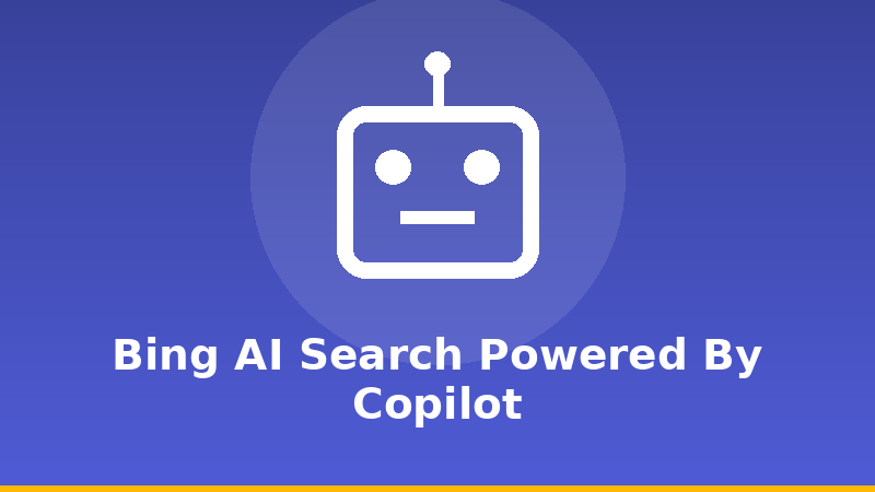 Bing AI Search: Powered by Copilot illustration