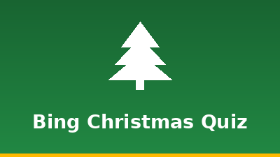 Bing Christmas Quiz