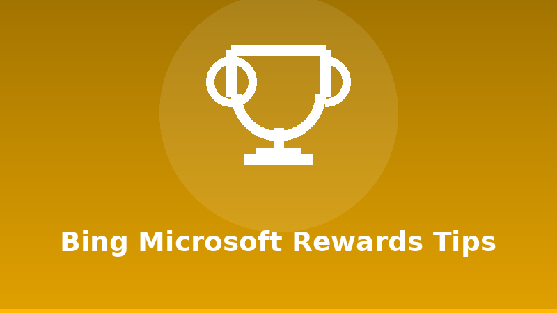 Bing Microsoft Rewards Tips illustration
