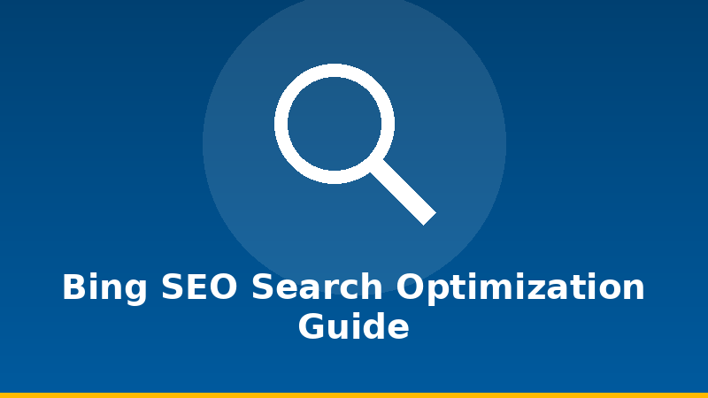 Bing SEO: Search Optimization Guide illustration