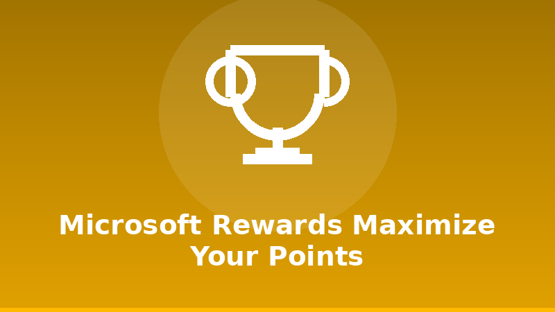Microsoft Rewards: Maximize Your Points illustration