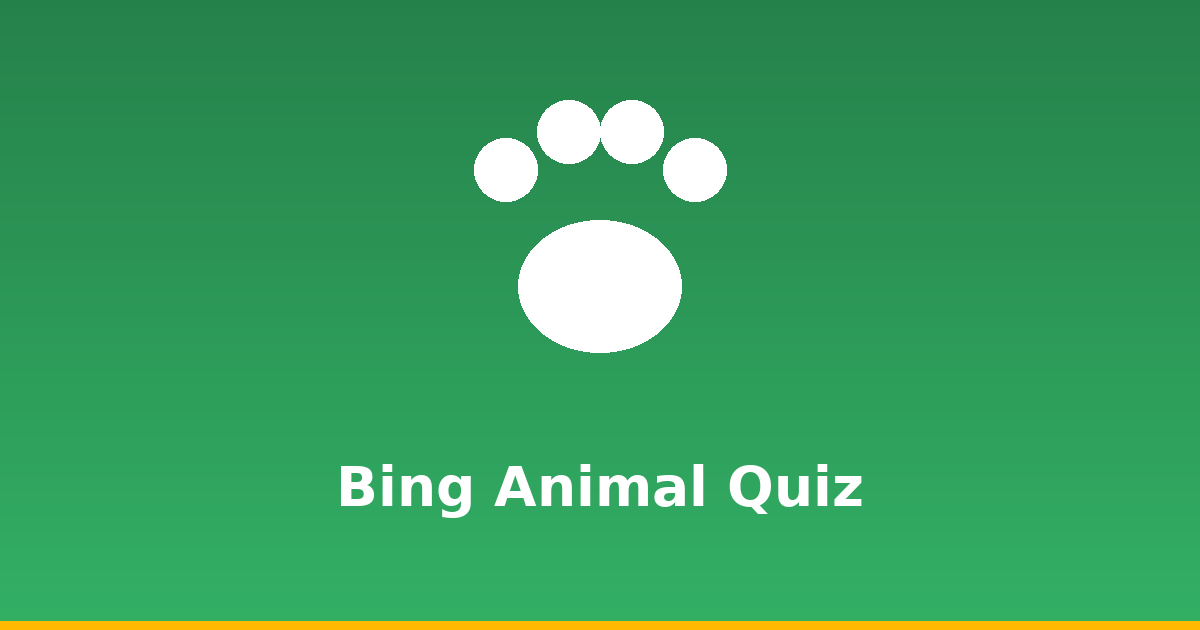 Bing Animal & Nature Quiz: Wildlife Answers & Tips